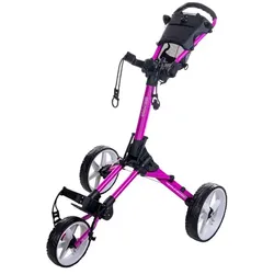 Fast Fold Square 3-Rad Trolley fuchsia