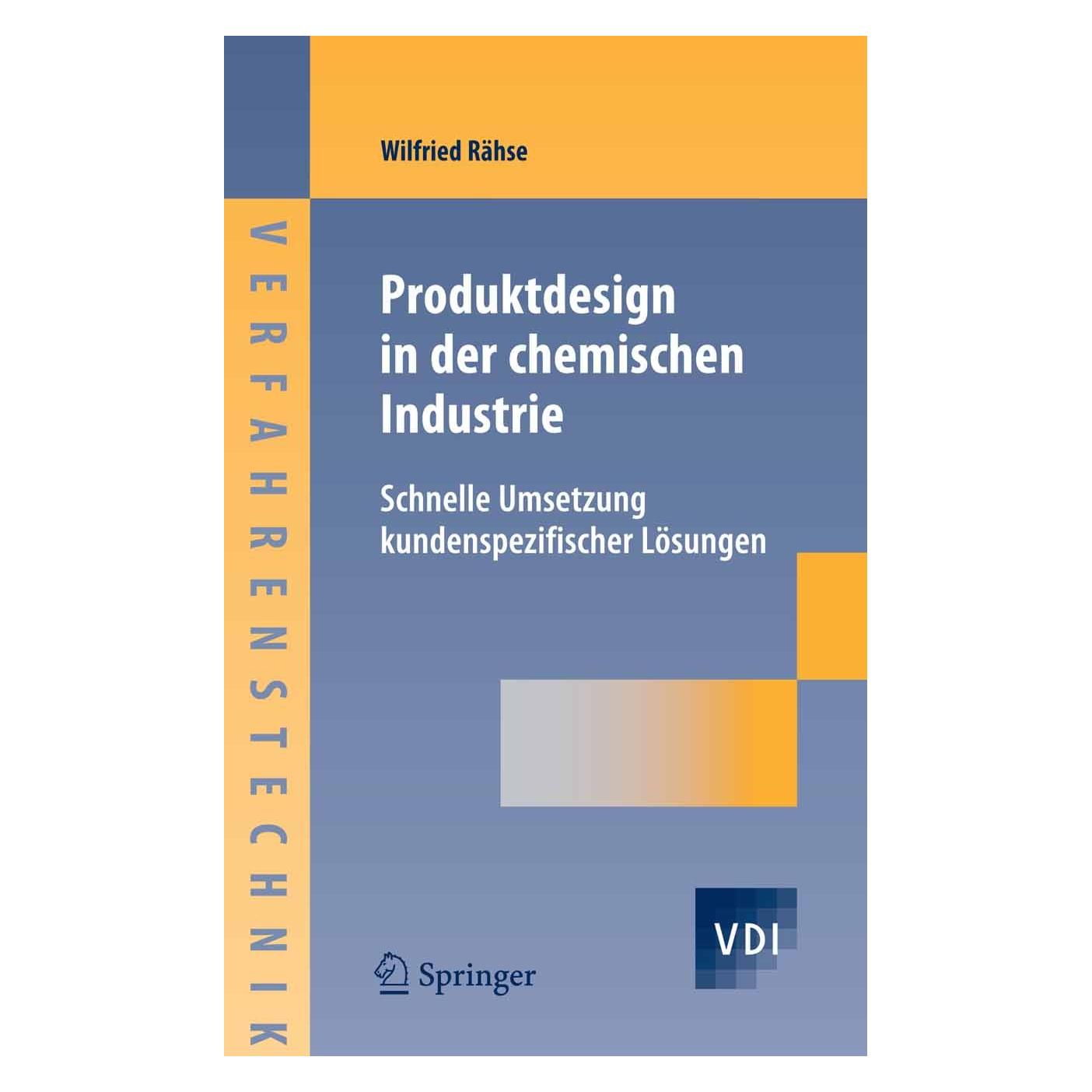 Springer Produktdesign in der chemischen Industrie (Deutsch, Hardcover, Wilfried Rähse) (9783540251620)
