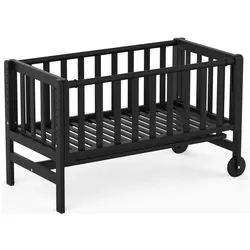 Geuther, Beistellbett, Betty Co -Sleeper, Versuverbed, Crib - mit Rädern - 45 x 90 cm - Babybett bis 9 kg - Festes (45 x 90 cm)
