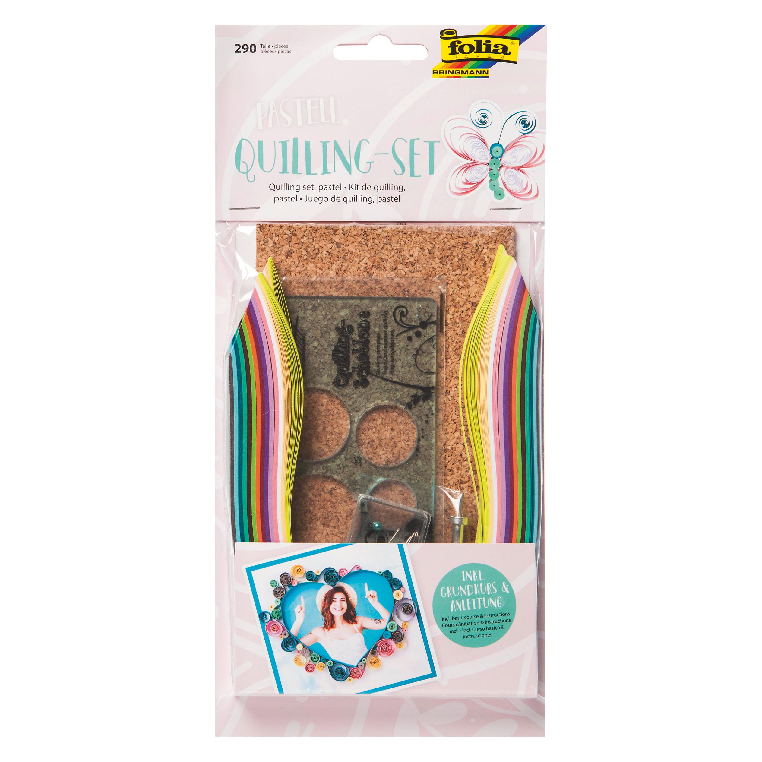Folia Quilling-Set PASTELL, 290-teilig (12839)