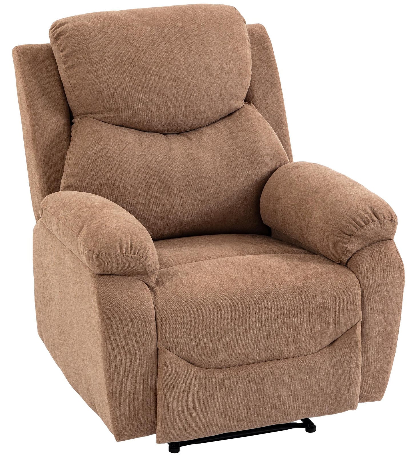 HOMCOM relaxfauteuil met ligfunctie in linnenlook