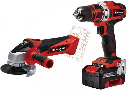Einhell TE-TK 18/2 Li Kit (CD+AG) Kit d&amp;#039;outils électroportatifs 4257240