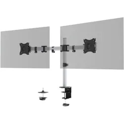 Durable Select (Tisch, 27", 16 kg), Monitor Halterung, Grau, Silber