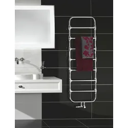 Zehnder Nobis Design-Heizkörper Chrom 1.520 x 60 x 500 mm Handtuchwärmer wandhängend