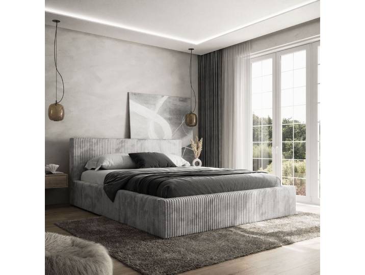 Polsterbett TILIA mit Bettzeugbehälter 140x200 Kopfteil 95 cm TILIA 86