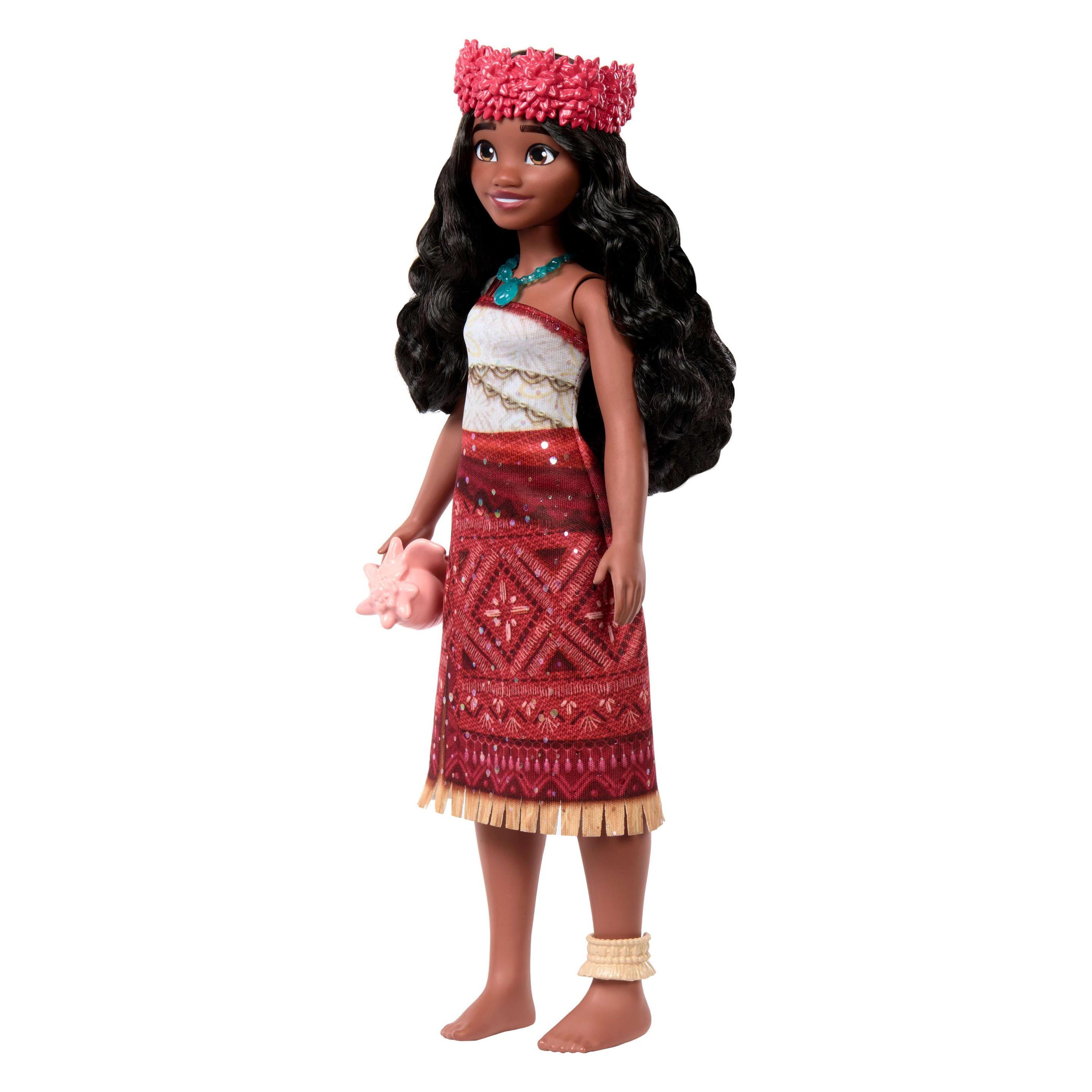 Mattel Disney Moana 2 Singing Adventure Moana Doll with Signature Outfit & Accessories, Sings "We're (JBT37)