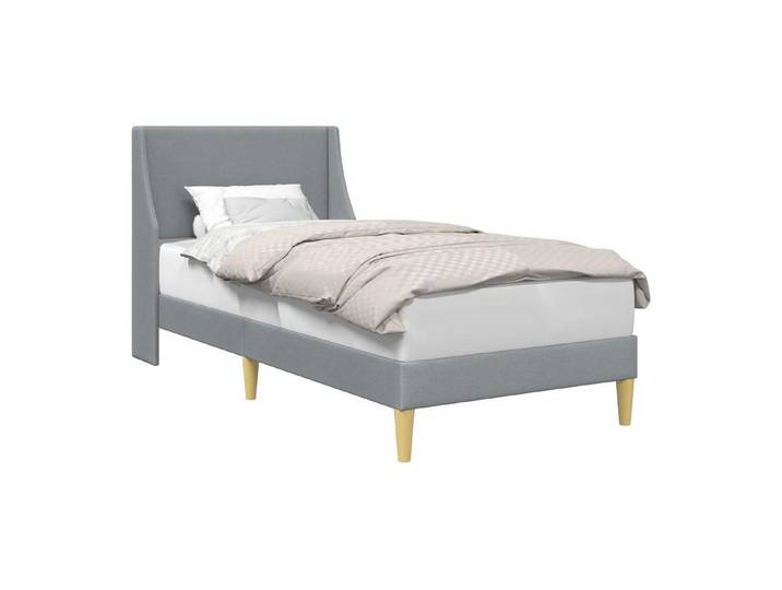 vidaXL Bett Bettrahmen Uni mit Kopfteil Verbindungsplatte (1-tlg)
