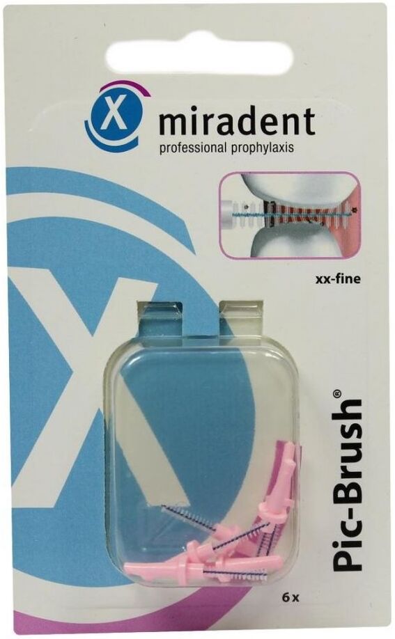 Miradent Interdentalbürsten Pic-Brush Ersatzbürsten x-large bord