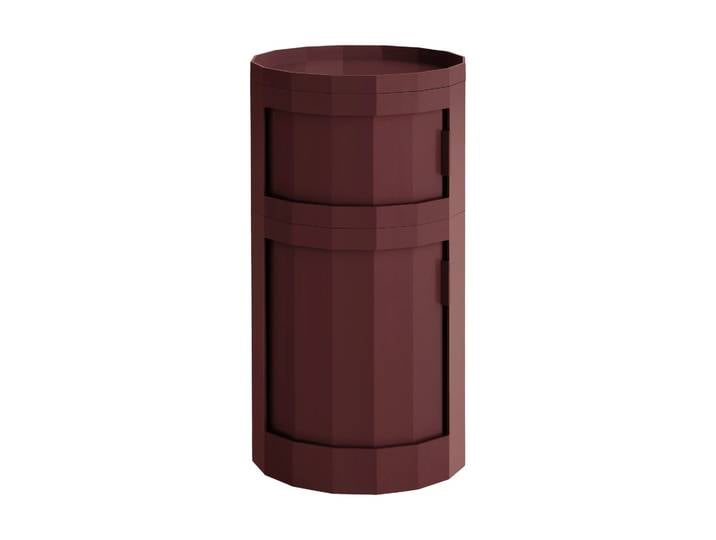 HAY Facet Cabinet 110 Beistelltisch Burgundy