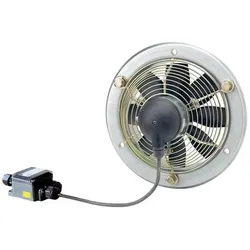 MAICO 0094.0200 Axial-Wandventilator EZS 20/4-E Ex e Stahlring, Wechselstr, Ex-Schutz, DN200 00940200 EZS 20/4 E Ex e