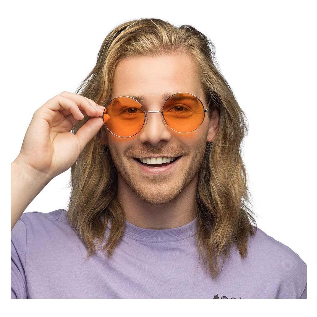 Boland Party Brille Hippie XL Orange (44564)
