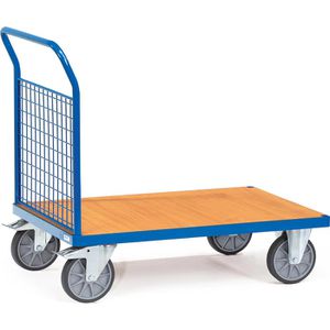 Fetra Transportwagen Stirnwandwagen, 1513, 1200 x 800 mm, mit Feststellbremse, Tragkraft 600 kg