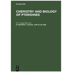 Chemistry and Biology of Pteridines 198, Fachbücher von A Cooper, V. M. Whitehead, B/M Whitehead, B. A. Cooper
