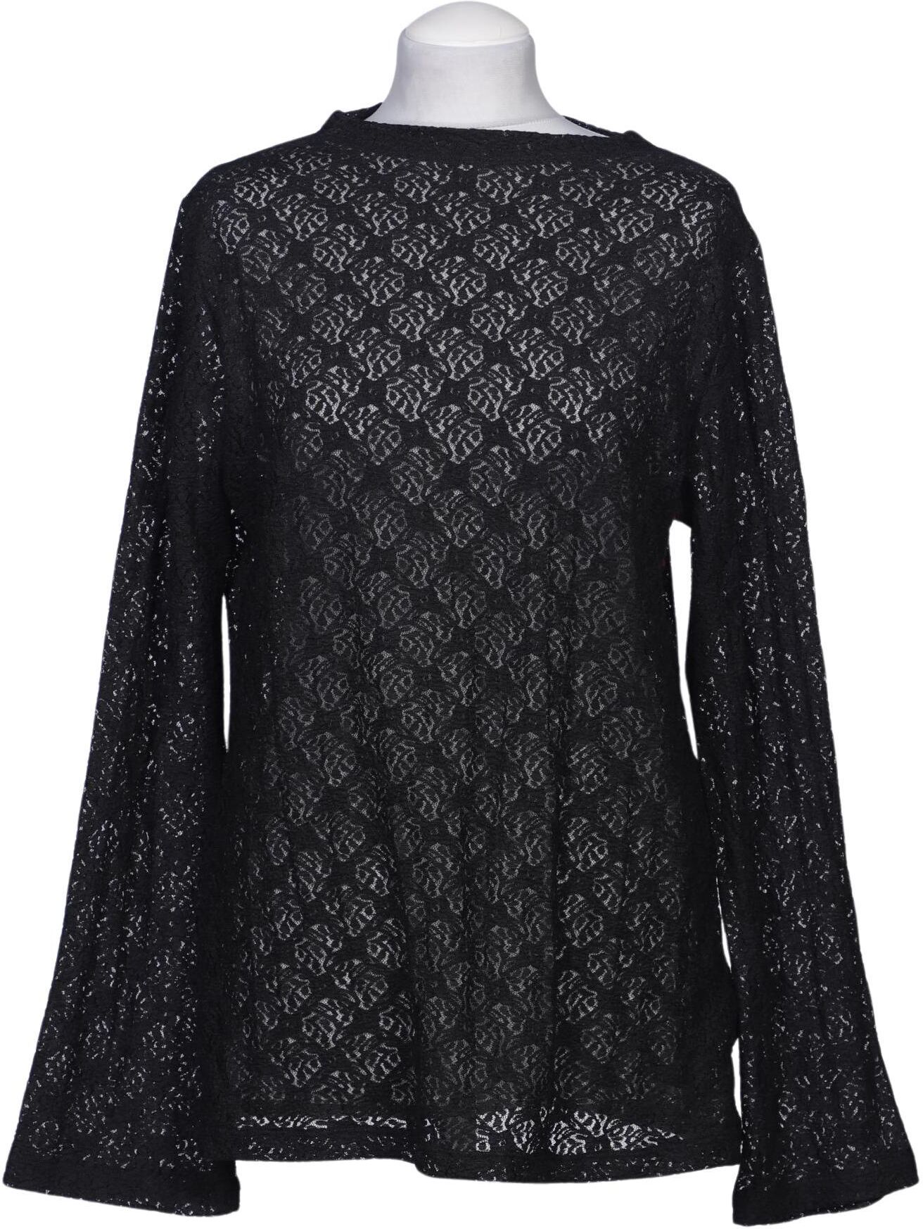 Kaffe Curve Damen Bluse, Schwarz, Gr. S, Elasthan / Synthetik - Second Hand