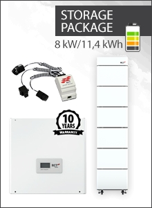 RCT Power 8 kW Wechselrichter + 11.4 kWh Batterie Paket