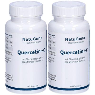 Quercetin+Vitamin C hochdosiert+Magnesium Kapseln 2x 2x90 St