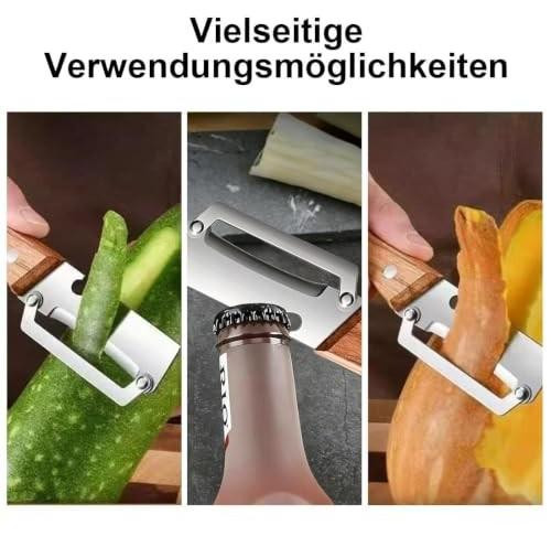 Groenteschiller in roestvrij staal - Zilver