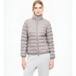 EA7 für Damen. 7W000473_AF12477 Bomberjacke Echo taupe (S), Lässig, Sportlich, Grau, Polyamid