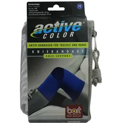 BORT Activecolor Kniebandage M blau 1 St