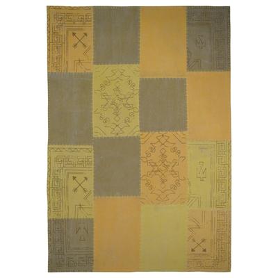 Teppich KAYOOM "Lyrical 210", bunt (multi, gelb), B:160cm H:13mm L:230cm, Baumwolle, Teppiche, Teppich, Handgefertigt, hochwertig verarbeitetes Unikat im Antik-Design