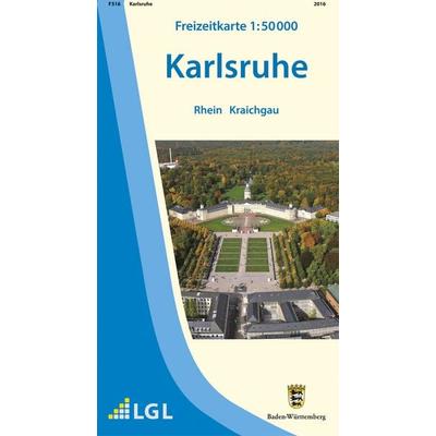 F516 Karlsruhe, Karte von , Landesamt für Geoinformation und Landentwicklung Baden-Württemberg (LGL), 978-3-86398-392-5