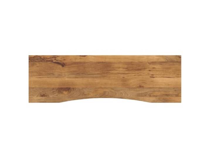 GHVBNMF Schreibtischplatte Massivholz Mango 160x50x2,5 cm Tischplatte Rustikale Echtholzplatte aus rauem Mangoholz für Ihr Homeoffice oder den Essbereich, flexibel kombinierbar.