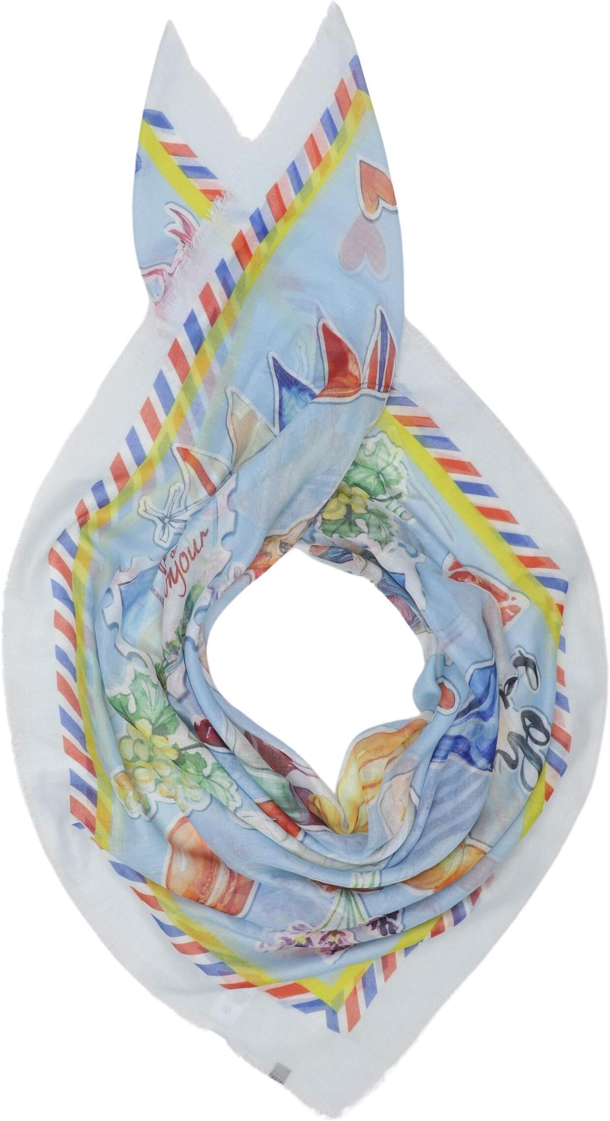 Fraas Damen Schal oder Tuch, Mehrfarbig, Synthetik - Second Hand