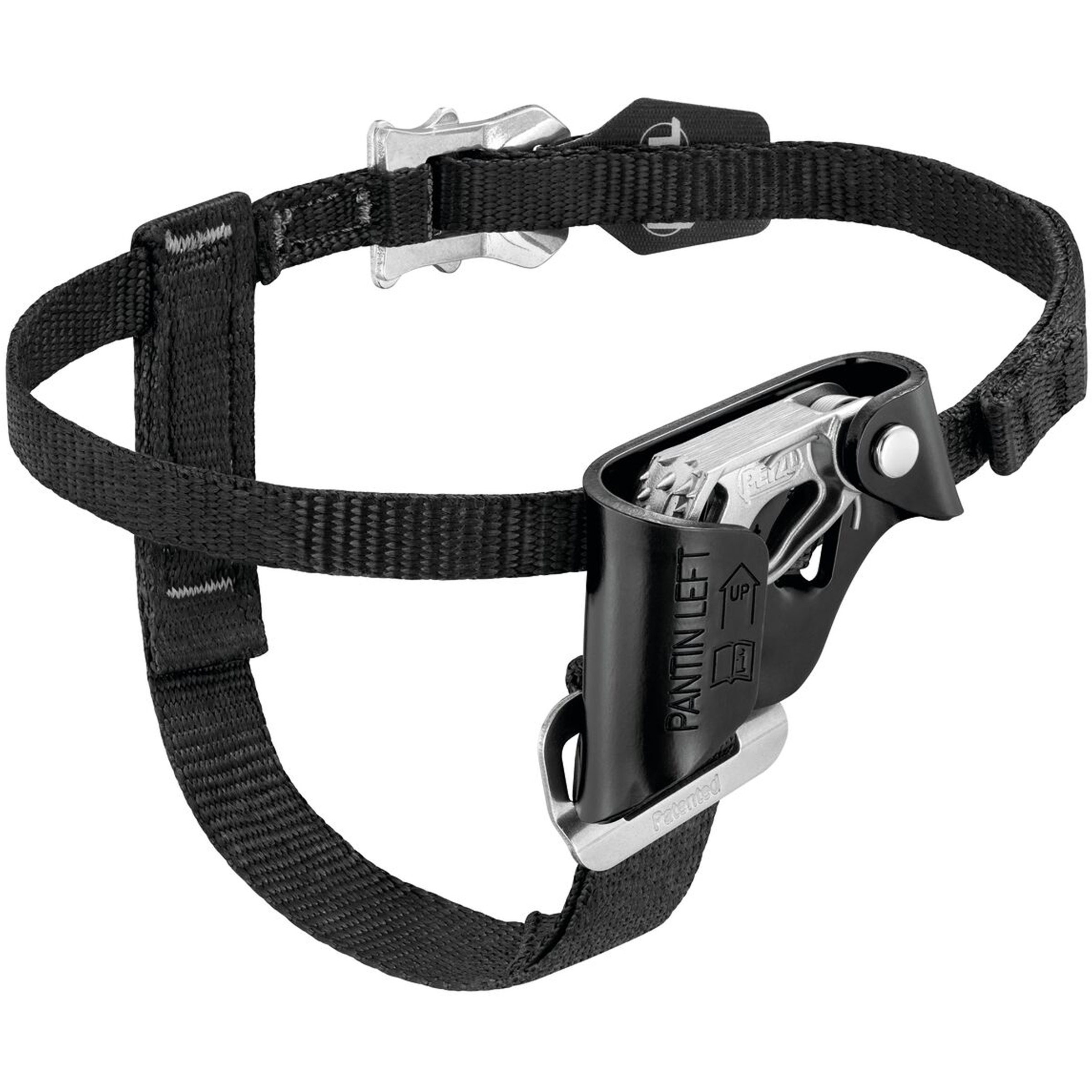 Petzl Pantin Fußsteigklemme Steigklemmen Größe LEFT Alpinklettern | Bergsteigen Klein verpackbar