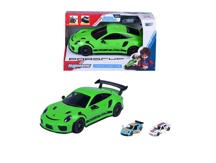 Majo Porsche Carry Case + 2 Veh.