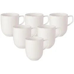 KAFFEEBECHER Afina weiß 300 ml 6er Set