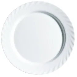 Arcoroc Trianon Uni Teller flach, 27.3cm, Opal, weiß, 6 Stück