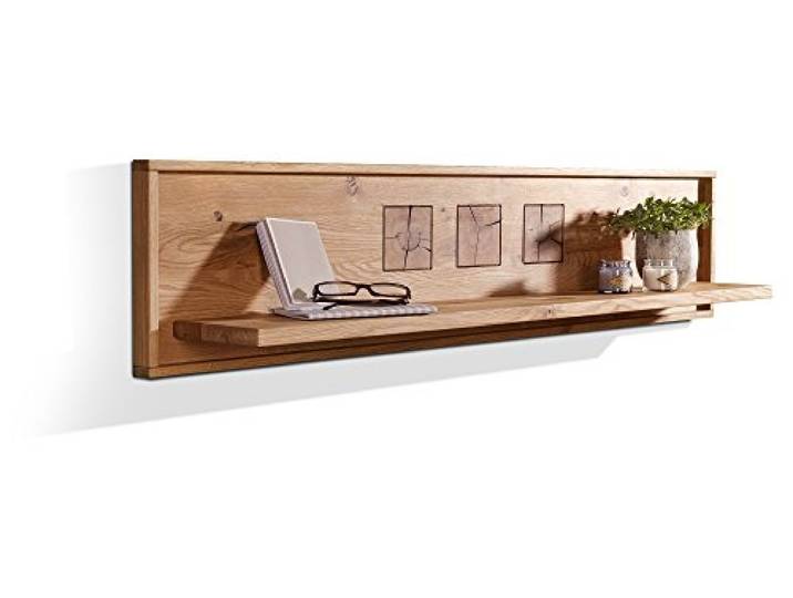 moebel-eins Winston Wandboard, Material Massivholz, Wildeiche, 130 cm
