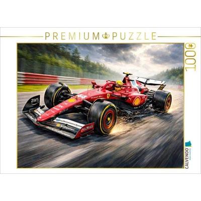 CALVENDO Puzzle Lewis Hamilton, britischer Rennfahrer, gewann - wie auch Michael Schumacher - sieben WM-Titel in der Formel 1. | 1000 Teile Lege-Größe
