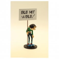 Plastoy SAS Gaston mit Sprechblase - Eile mit Weile - deutsch 285507