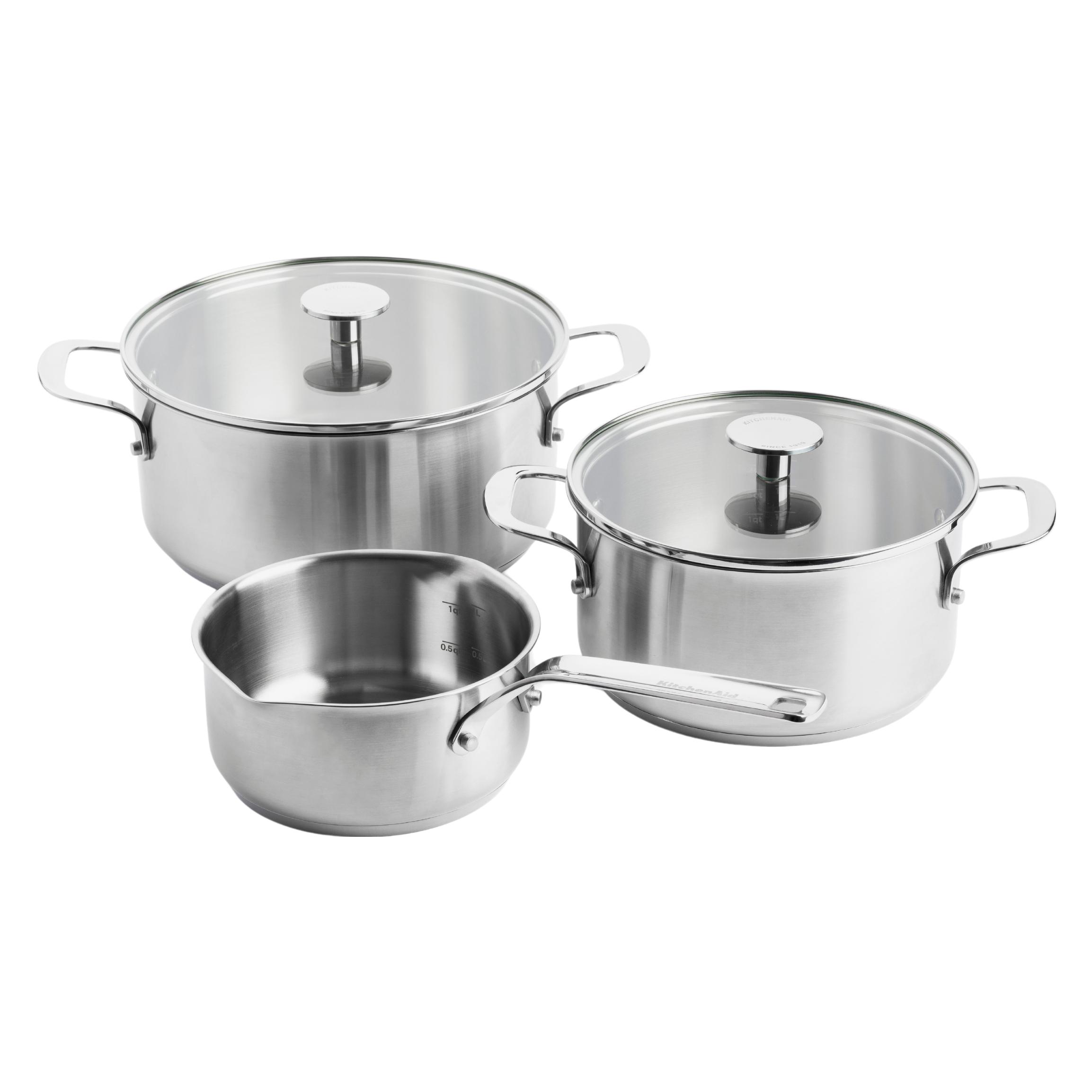 KitchenAid Stahl-Kochgeschirr-Set (CC005088-001)