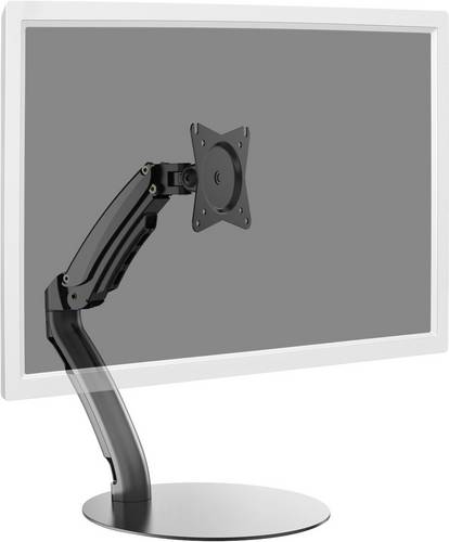 Digitus DA-90365 Monitor-Standfuß 1 Display(s) 43,2cm (17") - 68,6cm (27") Schwarz Neigbar, Schwenkbar, Schwenkbar