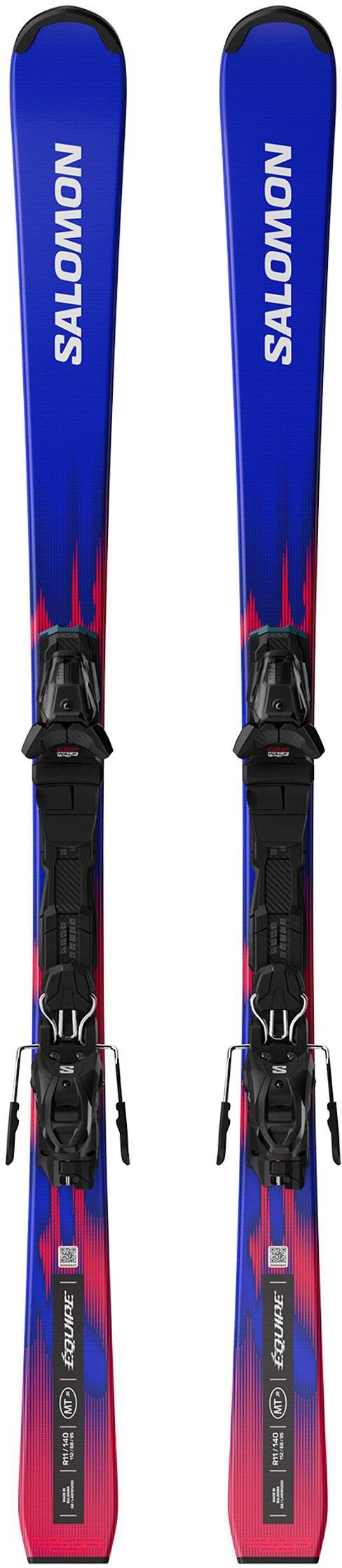 Salomon  - Pack Ski L Equipe Mt Jr - 110 + L L6 Gw M 70 Black Silver - Ski