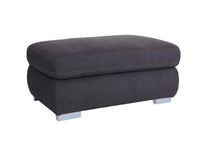 Mid.you Hocker, Anthrazit, quadratisch, 129x49x64 cm, Wohnzimmer, Hocker, Sitzhocker
