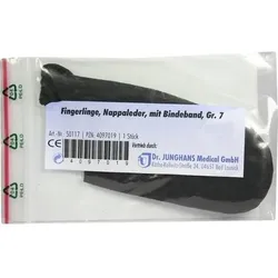 FINGERLING Nappaleder Gr.7 m.Bindeband 1 St