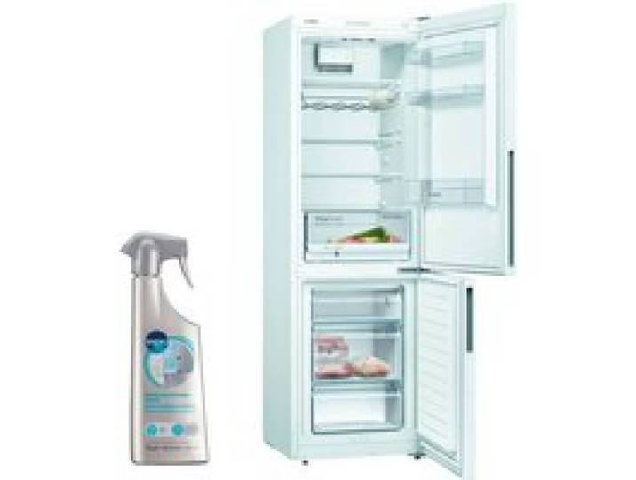 BOSCH réfrigérateur frigo combiné blanc 308L Froid brassé LowFrost