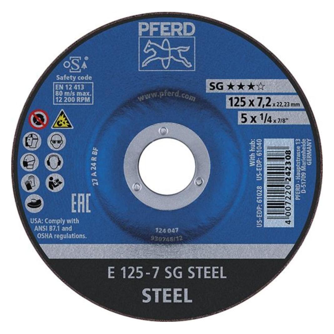 Pferd Schruppscheibe 254 SG STEEL (24) (62212426)