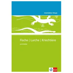 Arbeitsblätter Biologie Neu. Fische - Lurche - Kriechtiere. Kopiervorlagen, Schulbücher von Ernst Klett Verlag