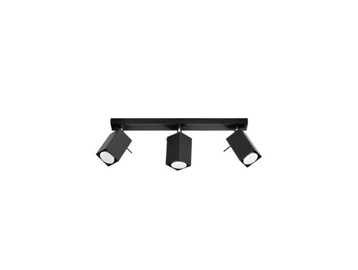 Design Deckenlampe „Merida“ 3-flammig Schwarz Sollux Lighting