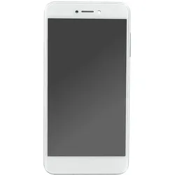 OEM Display-Einheit + Rahmen für Huawei P8 Lite 2017 weiss, ohne Logo (Huawei P8 Lite (2017)), Mobilgerät Ersatzteile, Weiss