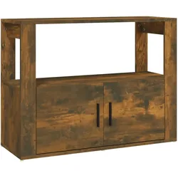 vidaXL Sideboard Räuchereiche 80x30x60 cm Holzwerkstoff