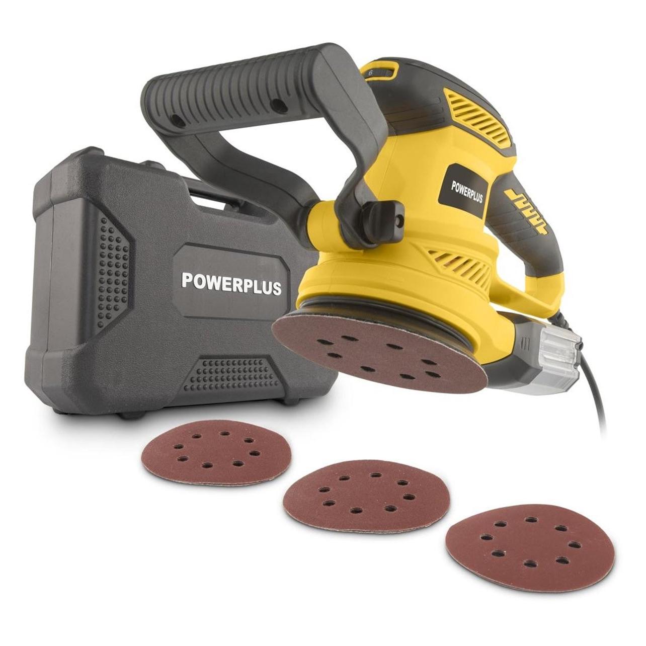 Powerplus Levigatrice Orbitale Elettrica (Exzenterschleifer, Schwingschleifer) (POWX04710)