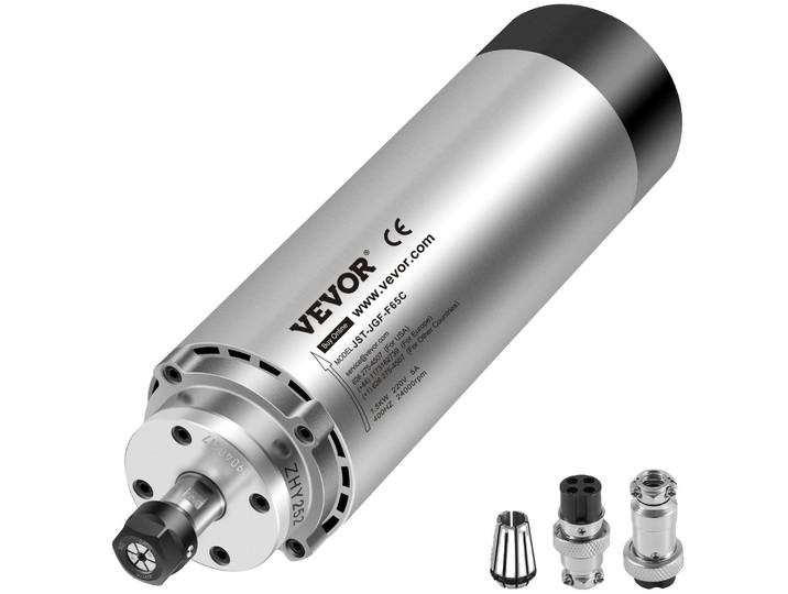 Moteur de broche VEVOR 1\,5 kW 220 V refroidi par air - Moteur de broche CNC refroidi par air pour machines à graver et à fraiser CNC