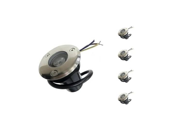 Spot Extérieur Encastrable LED IP65 220V Sol 3W 45° - Pack de 5 - Blanc Froid 6000K - 8000K - SILAMP