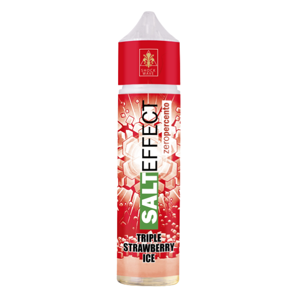 Shock Wave Triple Strawberry Ice Salt Effect Liquido Shot 20ml Fragola Ghiaccio