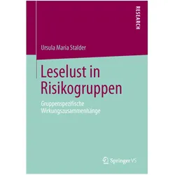 Leselust in Risikogruppen, Fachbücher von Ursula Maria Stalder